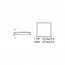 LED svítidlo nástěnné LED-WD002-11W/4100K, 1100lm, BELA