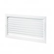 Větrací mřížka WDP 250x100 extrudovaný hliník, bílá