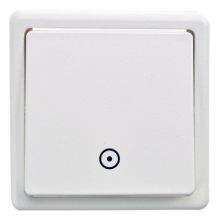 Tlačítko bez kontrolky bílé 3553-80289 B1 Classic ABB