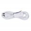 Flexo kabel s vypínačem 3m/2x0,75 bílá šňůra/PVC