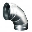 Koleno pro kruhové potrubí 250 mm/90 stupňů, kovové Zn