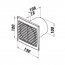 Ventilátor Vents 100 ST12 na 12V s časovým spínačem