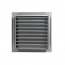 Větrací mřížka WDPG 150x150 extrudovaný hliník, šedá