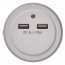 LED noční orientační světlo do zásuvky s 2x USB P3313