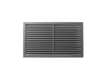 Větrací mřížka WDPG 600x300 extrudovaný hliník, šedá
