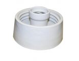 Objímka na světlo, armatura - kopyto - rovné porcelán IP20
