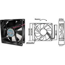 Ventilátor 12V/ 92x92 x 25 mm 2800 ot/min