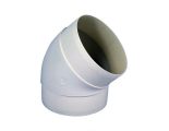 Koleno pro kruhové potrubí 150 mm/45 st. PVC 691p
