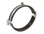 Objímka na VZT potrubí držák s gumou dvoušroubový 160 mm