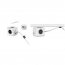 POWERCUBE zásuvka rozbočovač 4x240V + 2xUSB, 1.5 m, šedá