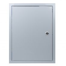 Revizní dvířka kovová RVMLG 600x800 se zámkem, šedá