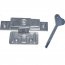 Revizní dvířka protipožární GKF EI60 300 x 300 klička, Strop