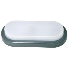 Svítidlo LED nástěnné OVAL LED-BL12W-SED šedé