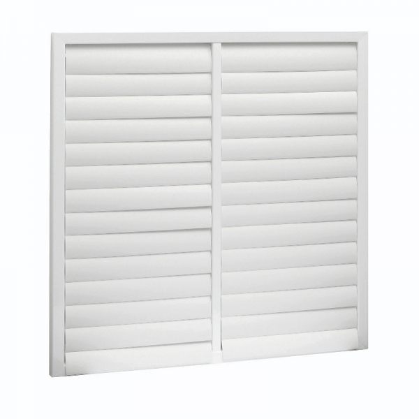 Větrací mřížka se žaluzií GRM 635 x 635 mm kovová - Kliknutím na obrázek zavřete