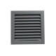 Větrací mřížka WDPG 400x400 extrudovaný hliník, šedá Větrací mřížka WDPG 400x400 extrudovaný hliník, šedá