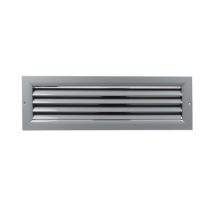 Větrací mřížka WDPG 200x100 extrudovaný hliník, šedá