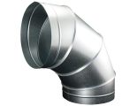 Koleno pro kruhové potrubí 315 mm/90 stupňů, kovové Zn