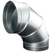Koleno pro kruhové potrubí 315 mm/90 stupňů, kovové Zn