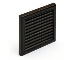 Větrací mřížka plastová 154x154 mm MV100s hnědá