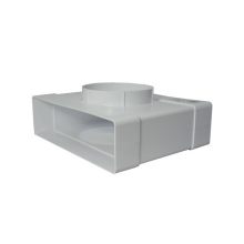 Redukce, odbočka 2x 204x60 /100 mm PVC 631