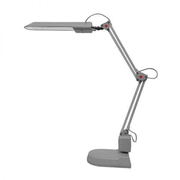Stolní lampa ADEPT L50164-LED-STR stříbrná, podstavec i úchyt 8W - Kliknutím na obrázek zavřete