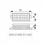 LED žárovka R7S RANGO MINI SMD-WW, 6W
