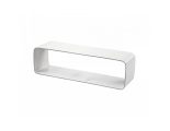 Spojka pro čtyřhranné potrubí 110x55 mm vnitřní PVC 5153