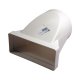 Redukce, přechod vodorovný 150/220x90 mm PVC 970 Redukce, přechod vodorovný 150/220x90 mm PVC 970