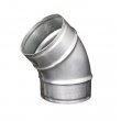 Koleno pro kruhové potrubí 200 mm/45 stupňů, kovové Zn