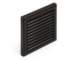 Větrací mřížka plastová 154x154-100 mm MV100Vs hnědá