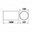 Flexi potrubí kruhové 125/1 m Polyvent PVC