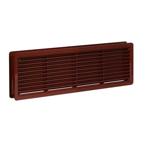 Větrací mřížka do dveří VM 400x130 DH hnědá /set/ - Kliknutím na obrázek zavřete