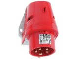 Vidlice přívodka nástěnná 5x 16A/380V IP44 Bals 24142