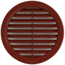 Větrací mřížka kruhová 120 mm VM 125 H hnědá