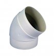 Koleno pro kruhové potrubí 150 mm/45 st. PVC 691p