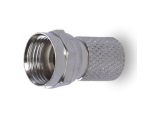 Konektor F vidlice satelitní šroubovací 6,5 mm