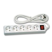 Prodlužovací kabel s vypínačem 3m 5 zásuvek 230V