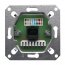 Zásuvka Opus datová 1x RJ45 pro internet, černá