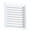 Větrací mřížka kovová 150x150 mm MVM150s-bílá