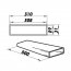Ventilační potrubí čtyřhranné 308x29/0,5m PVC