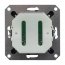 Zásuvka Opus datová 1x RJ45 pro internet, černá