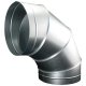 Koleno pro kruhové potrubí 315 mm/90 stupňů, kovové Zn Koleno pro kruhové potrubí 315 mm/90 stupňů, kovové Zn