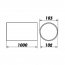 Flexi potrubí kruhové 100/1 m Polyvent PVC