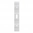 Úchyt plochého kanálu 204x60 mm PVC 86p