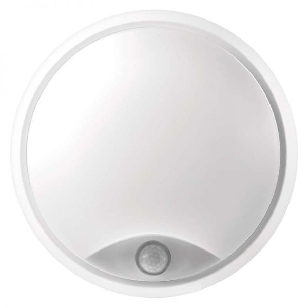 LED svítidlo s čidlem pohybu PIR ZM3231 kruhové černá/bílá 14W - Kliknutím na obrázek zavřete