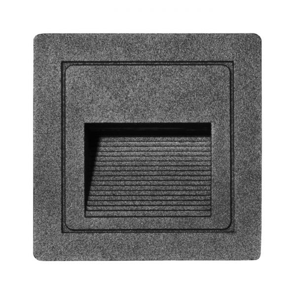 LED svítidlo vestavné STEP Z01WF-CR 3W, IP54, 4000K černá - Kliknutím na obrázek zavřete