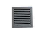 Větrací mřížka WDPG 200x200 extrudovaný hliník, šedá