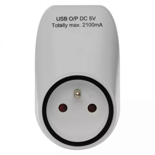 Zásuvka s 2x USB nabíjením P0071 - Kliknutím na obrázek zavřete