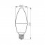 LED žárovka Svíčka E14/230V/7W LED7W/SV 2700K teplá bílá