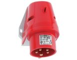 Vidlice přívodka nástěnná 5x 32A/380V IP44 Bals 24143